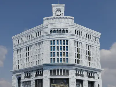 Wako Clock Tower 3D model