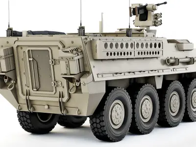 M1126 Stryker 2002 3D model