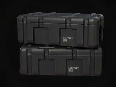 MilitaryCase 02 Low-poly 3D model