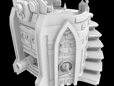 DEFENSIVE TOWER - 3D PRINT 3D print model