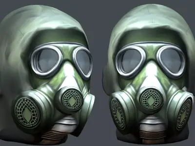 Helmet 3d model military combat Military Low-poly Low-poly 3D model