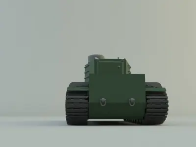 kv5 military tank 3D model