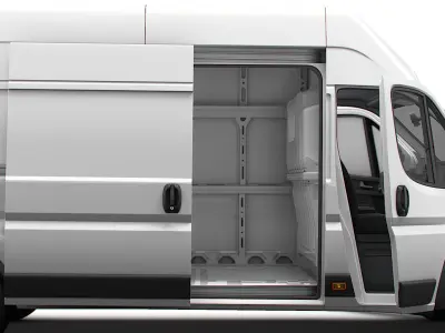 RAM Promaster Van L4H3 HQ Interior 2023 3D model