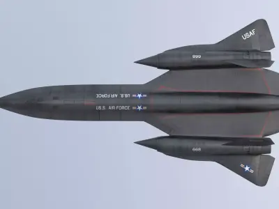 Lockheed SR-71 Blackbird 3D model