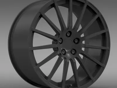 Subaru BRZ STI rim 3D model