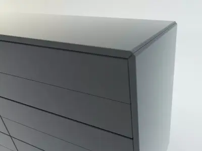 Fermo Double Dresser Free low-poly 3D model purchase