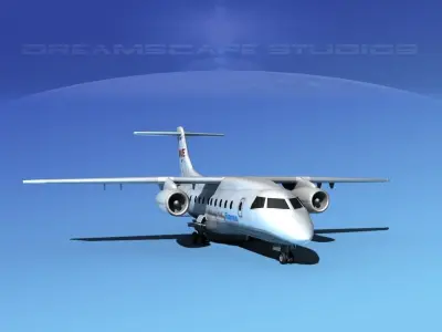 Dornier 328Jet Mississippi Valley Air 3D model