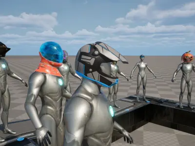 Head Wear Pack 2 Game Ready Low-poly 3D model