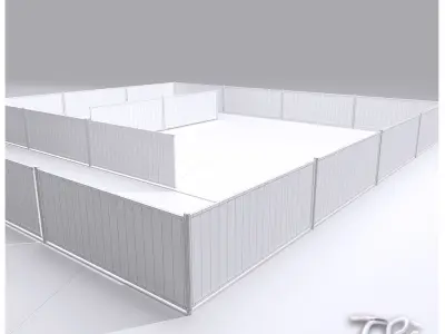 FENCE NOVE TILEABLE 3D model
