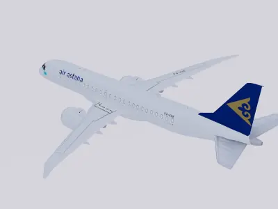 Embraer E190 E-2 Air astana 3D model