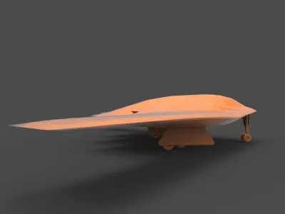B2- M orange drone 3D print model