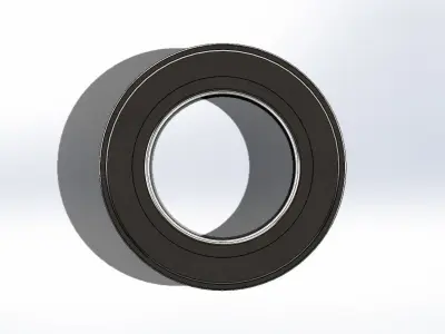 Rolamento Esferas SKF S7011 ACDGB P4A Angular Ball Bearing 3D model