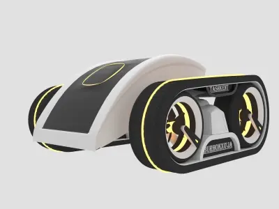 Animated Drone Transformer 3D model