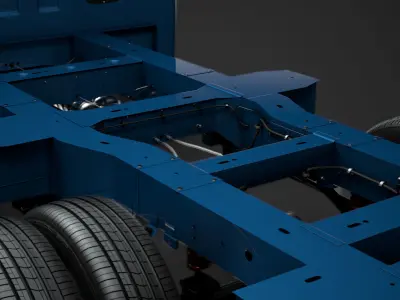 Renault Master SingleCab DW E20 Chassis 2010 3D model