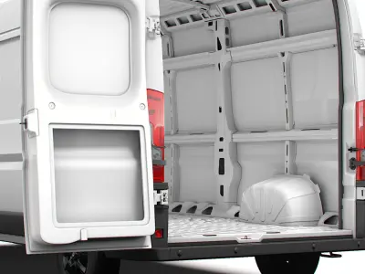 Vauxhall Movano Van L3H2 HQ Interior 2023 3D model