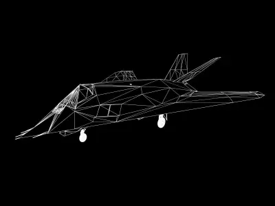 Stealth Fighter 3D model