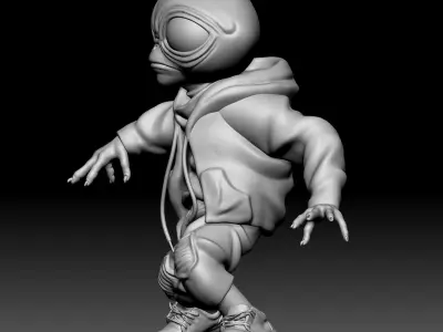 Alien Statue - 0310 3D print model