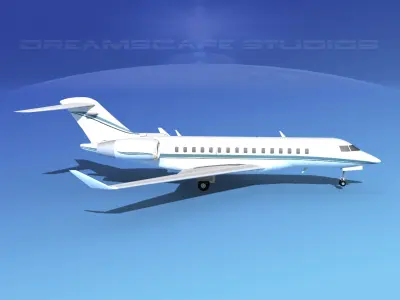Global Express 8000 V11 3D model
