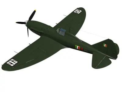 Reggiane Re2005 Sagittario 3D model
