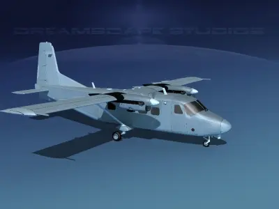 Harbin Y-12 II Bare Metal 3D model