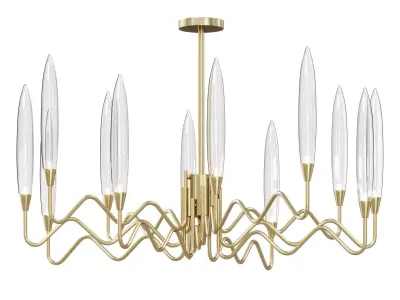 MELVIN Chandelier by Lalume 3D model