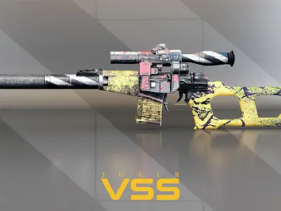 VSS Joker Low-poly 3D model