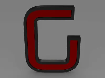 Italdesign Giugiaro logo 3D model