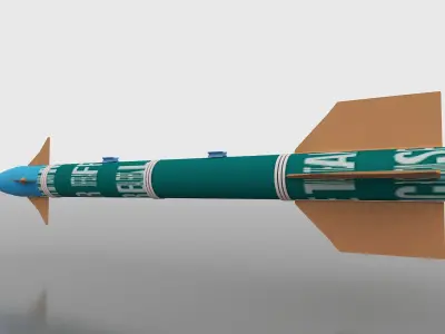 Aim -Sidewinder Missile 3D model