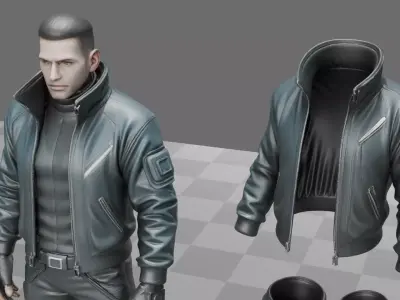 Cyberpunk Civilian 3D model