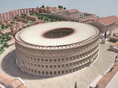 Roman Colosseum High detailed 3D model