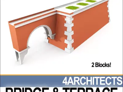 Bridge And Terrace 3D model