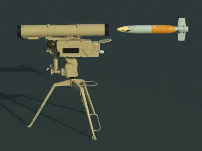 9M133 Kornet 3D model