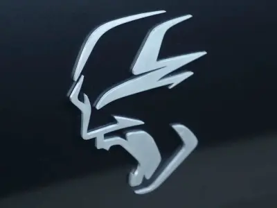 Dodge Charger Daytona logo 3D model