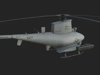 MQ-8B-Fire Scout 3D model 3D model