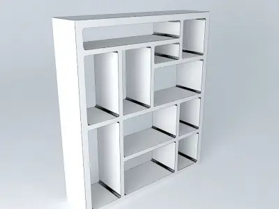 Mediterranean bookshelf estante Mediterranean Free 3D model