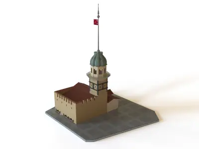 Maidens Tower 3D model