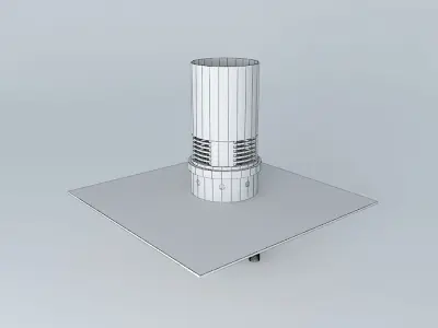 Bell siphon style Affnan With Parts List 3D model