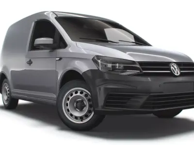 Volkswagen Caddy UK-spec Startline 2020 3D model