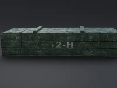 Military Weapon Case 3D model