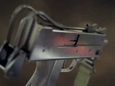 Mac-11 submachine gun 3D model