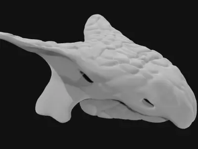 Ankylosaurus skull 3D model