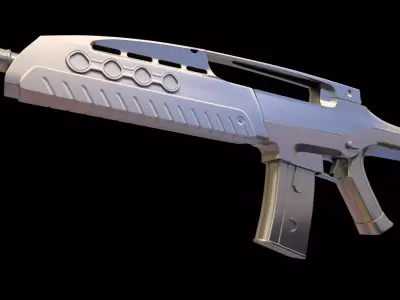 xm8 machine-gun 3D model