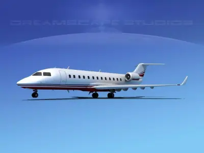 Bombardier Challenger 850 V10 3D model