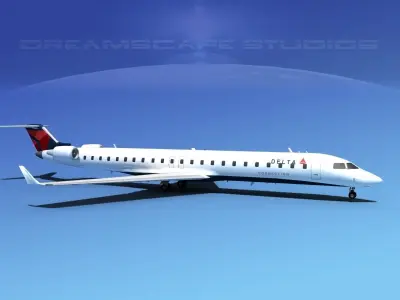 Bombardier CRJ900 Delta Connection 3D model