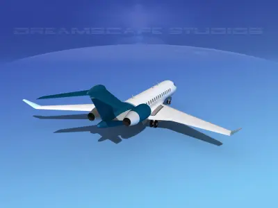 Global Express 8000 V07 3D model