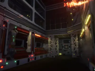 ModularSciFiEnvironment UE4 Low-poly 3D model