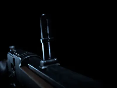 Winchester 1873 Low-poly 3D model