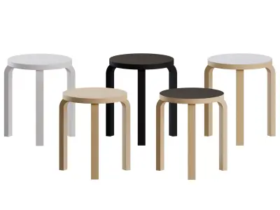Stool 60 by Artek 3D model