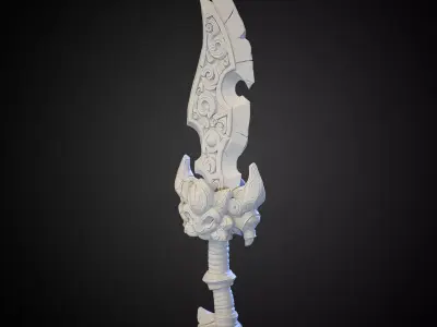 Stylized Sword 07 3D model
