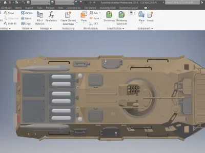 Armored Personnel Carrie Vehicle 3D model